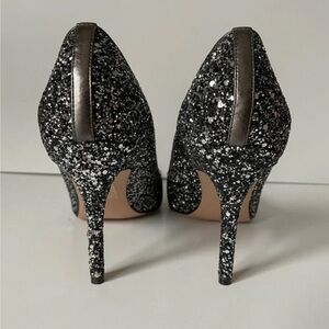 Elsie Heels, Gunmetal Glitter